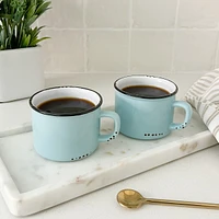 Abbott Tasse à cappuccino rétro - Verte
