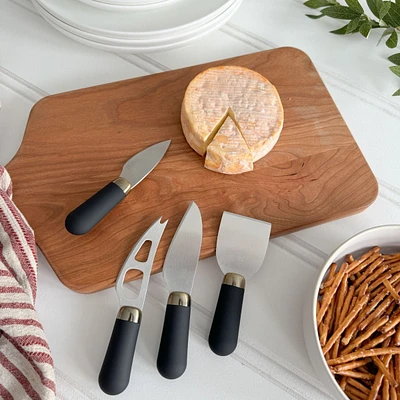 Brooklyn Brass 4-Piece Cheese Knife Set by David Shaw