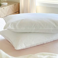 Oreiller en plumes et duvet blanc Luxurious