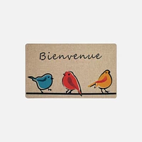 Oiseaux Bienvenue Doormat