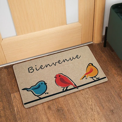 Oiseaux Bienvenue Doormat