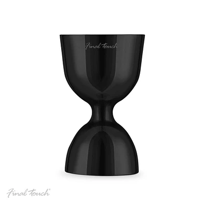 Black Chrome Double Jigger by Final Touch