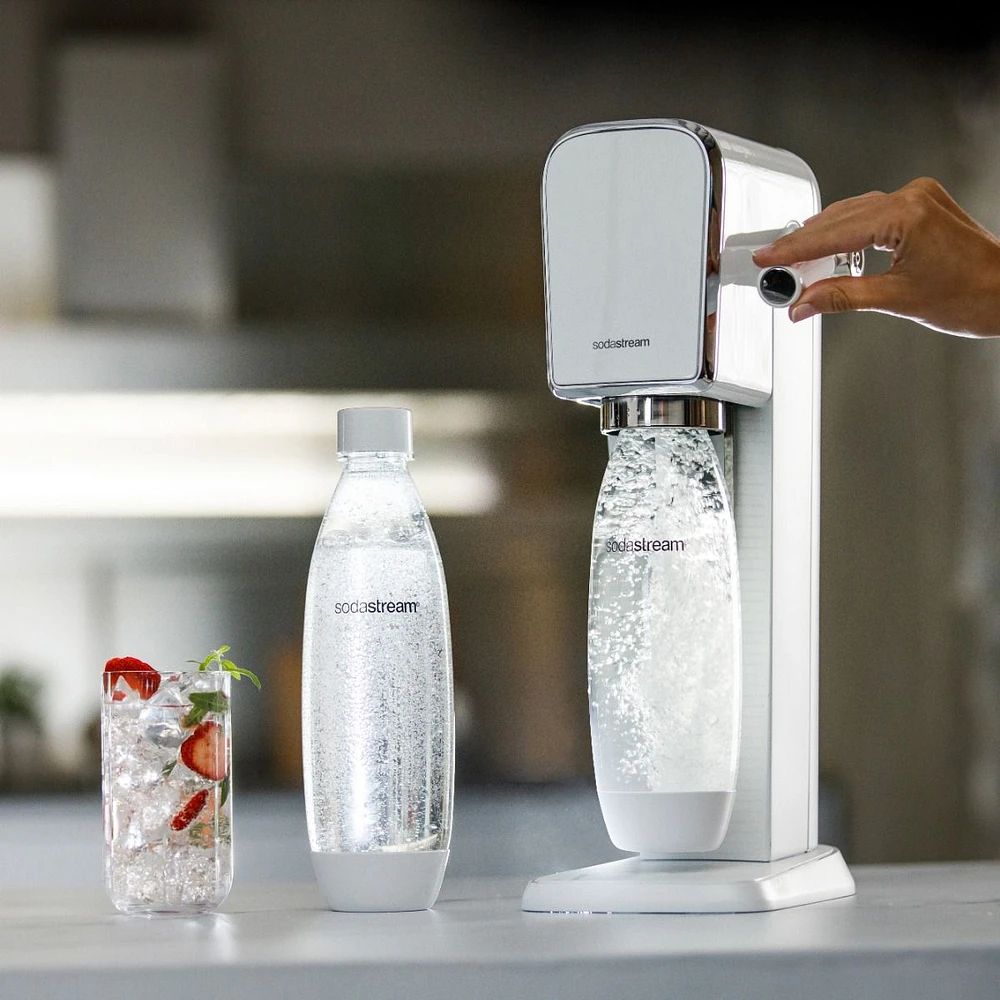 SodaStream Art White Sparkling Water Maker Starter Pack