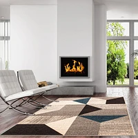 Luxor Grey/Blue Rug