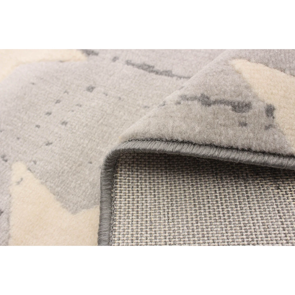 Stars Light Grey Rug