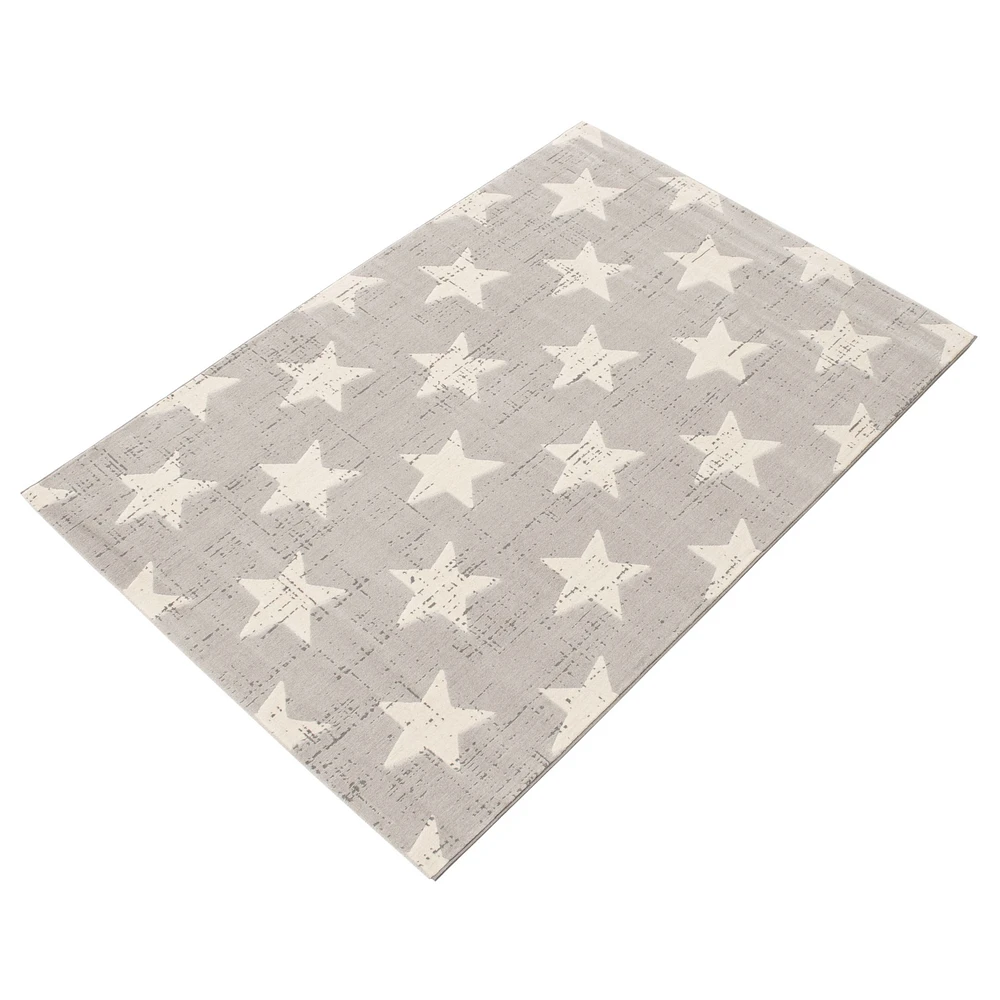 Stars Light Grey Rug