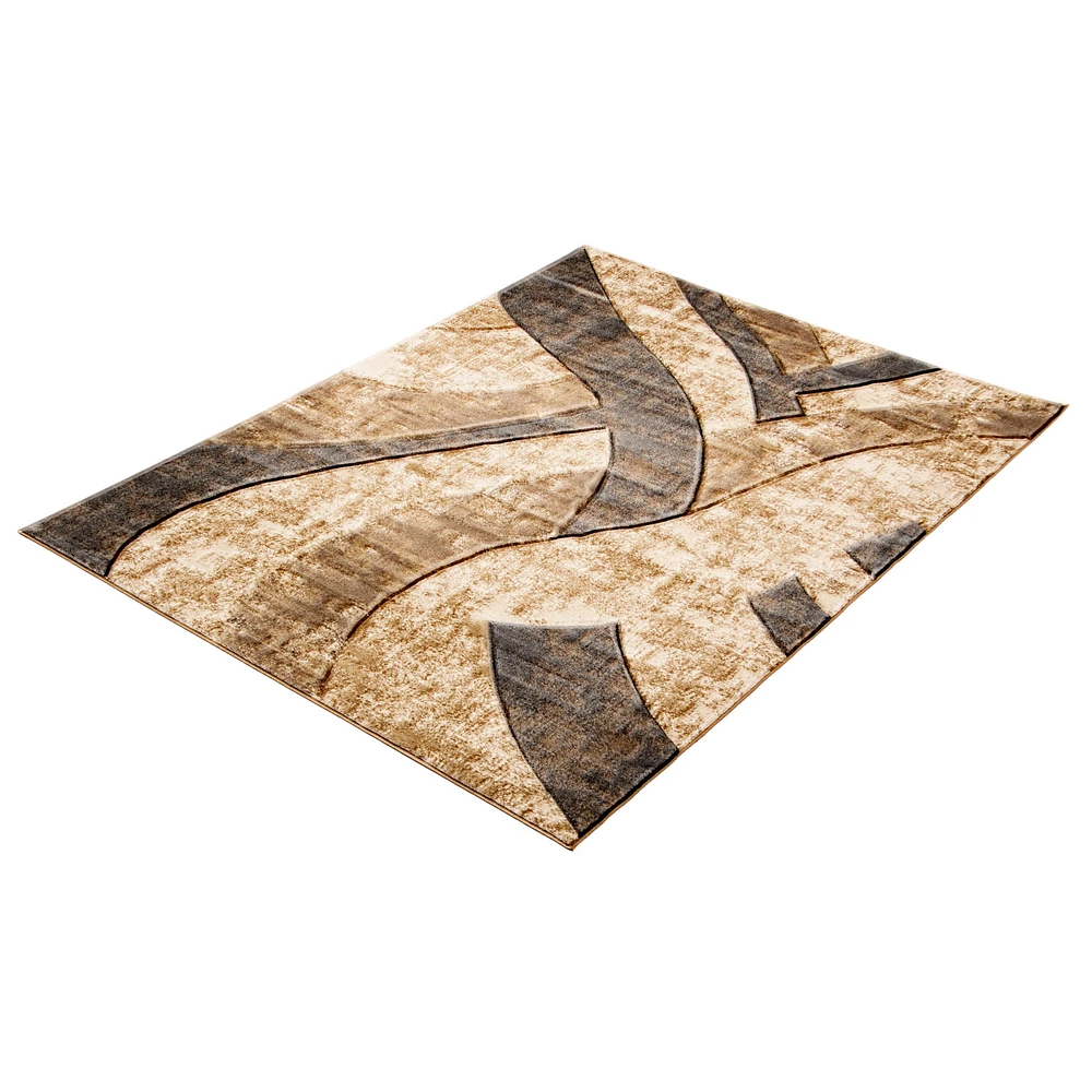 Tapis Kimmy gris foncé