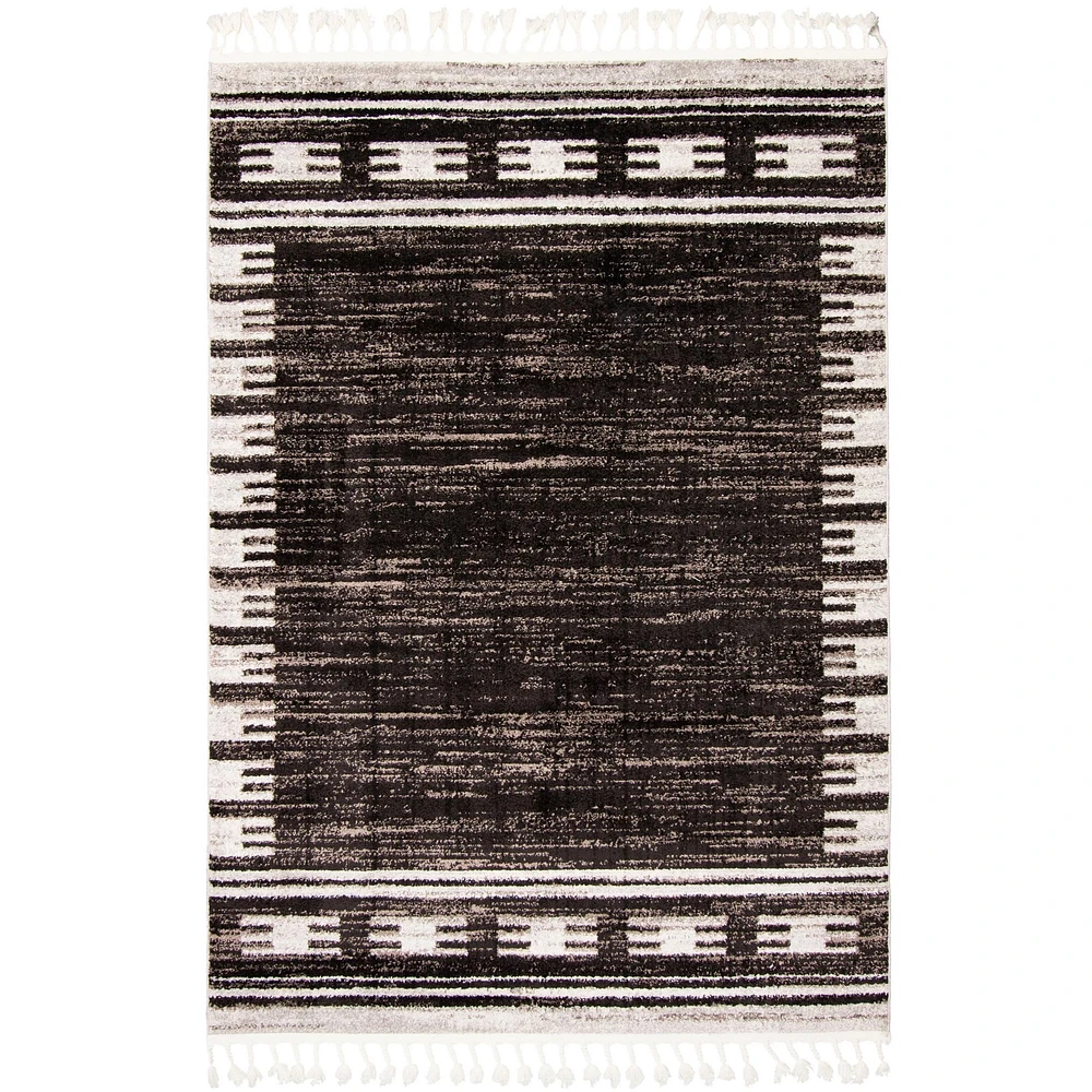 Kybella Harmony Black Bohemian Area Rug