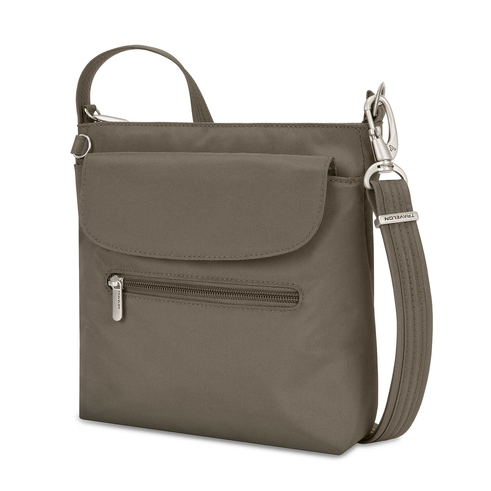 Travelon Anti-Theft Classic Mini Shoulder Bag - Nutmeg