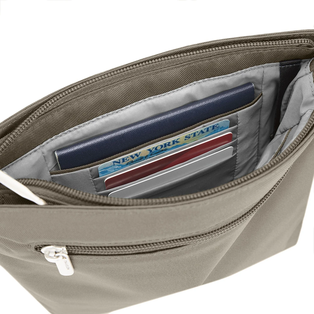 Travelon Anti-Theft Classic Mini Shoulder Bag - Nutmeg