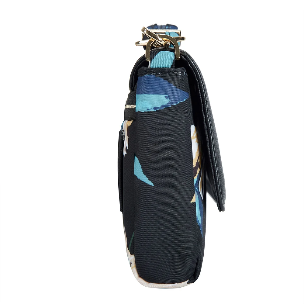 Travelon Anti-Theft Addison Convertible Belt Bag - Midnight Floral