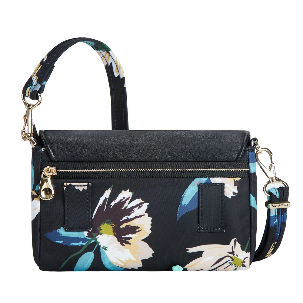 Travelon Anti-Theft Addison Convertible Belt Bag - Midnight Floral