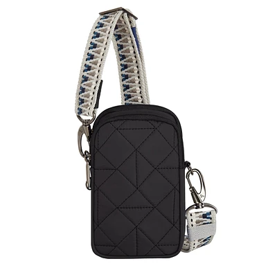 Travelon Boho Anti-Theft 2 Compartment Phone Crossbody