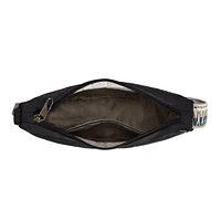 Travelon Boho Anti-Theft Crescent Crossbody - Black