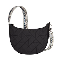 Travelon Boho Anti-Theft Crescent Crossbody - Black