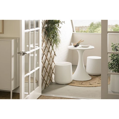 Dalya Table and Stools Bistro Set White by South Shore Furniture