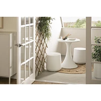 Dalya Table and Stools Bistro Set White by South Shore Furniture