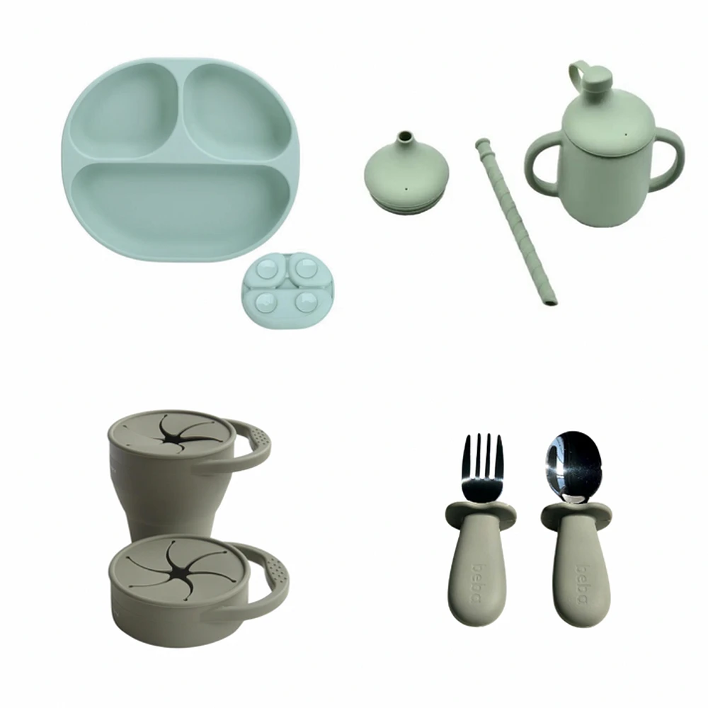 The Toddler Lunch set - Green by Beba
