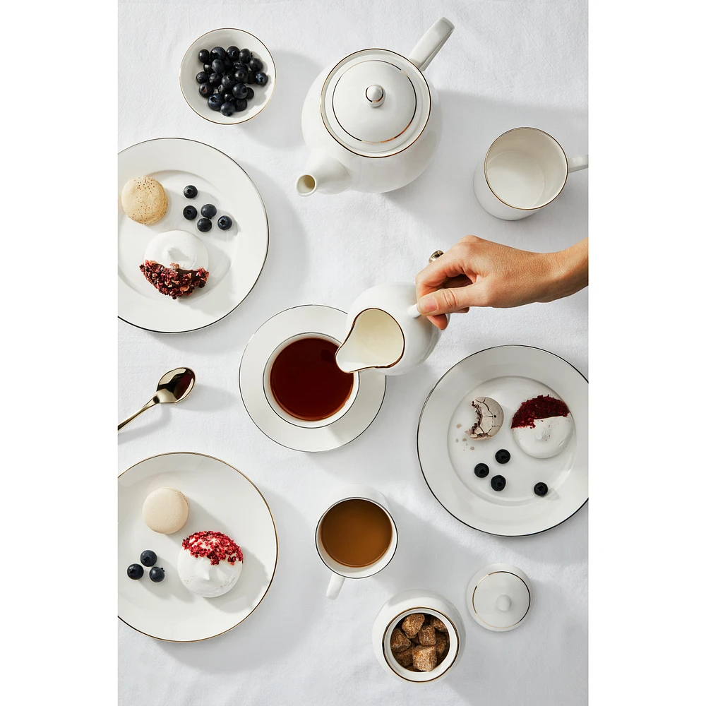 Maxwell & Williams Ensemble de crémier et sucrière « White Gold »