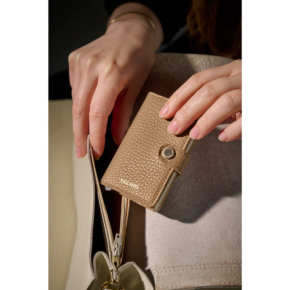 Secrid Pebble Miniwallet - Capuccino