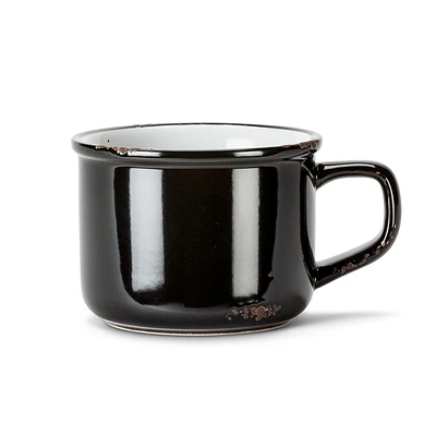 Abbott Vintage Cappuccino Mug - Black