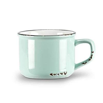 Abbott Vintage Cappuccino Mug - Green