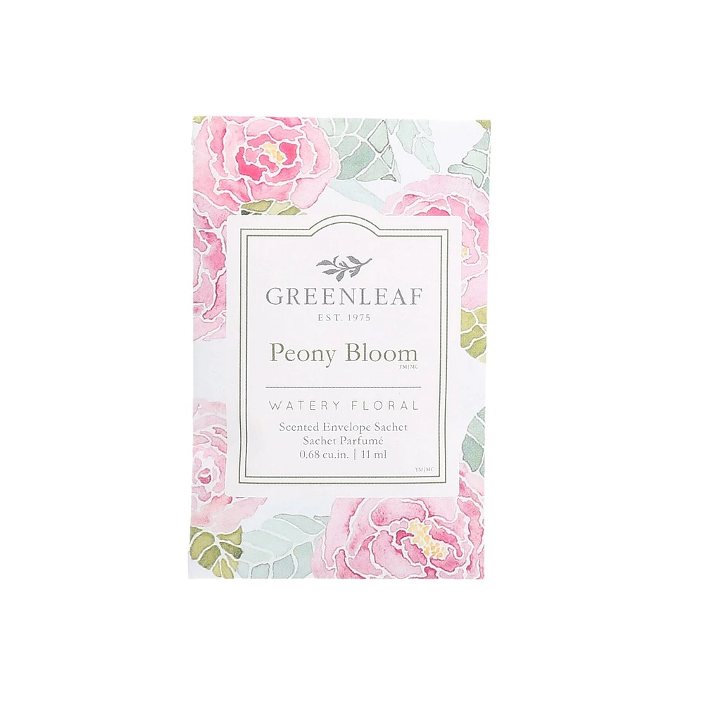 Small Peony Bloom Scented Sachet by Greenleaf