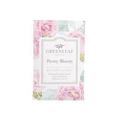 Small Peony Bloom Scented Sachet by Greenleaf