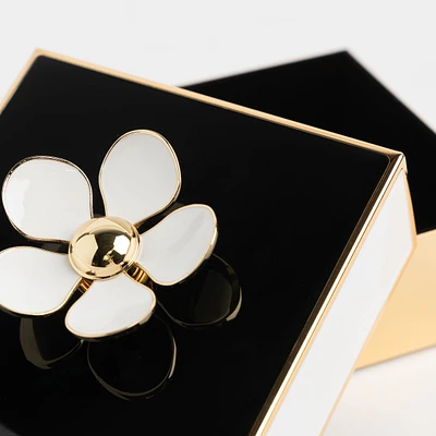 Make it Pop Floral Jewelry Box by Kate Spade - Black and White