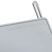 The Baby Slate Grey Table Tyke Placemat With Suctions