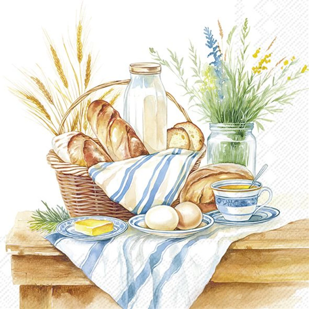 Cocktail Napkins, Pack of 20 - Breakfast Time