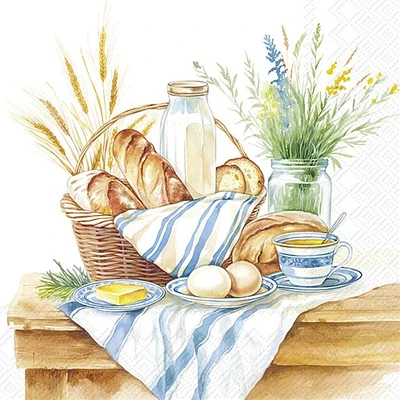 Cocktail Napkins, Pack of 20 - Breakfast Time 