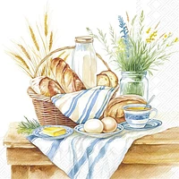 Cocktail Napkins, Pack of 20 - Breakfast Time 