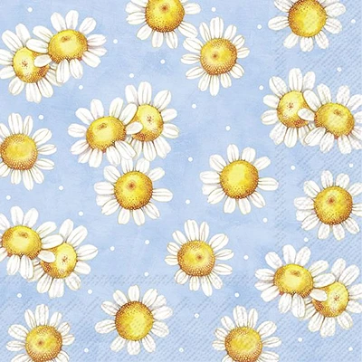Lunch Napkins, Pack of 20 - Sunny Flowers