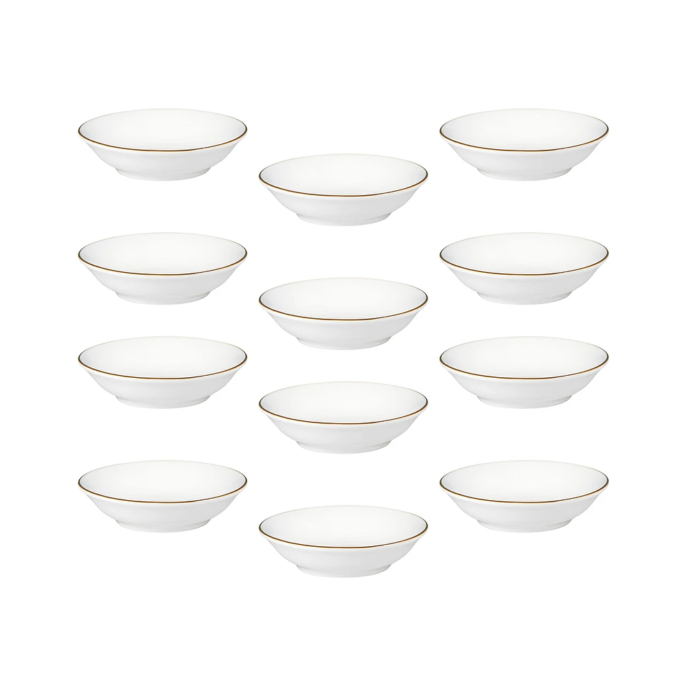 Maxwell & Williams ensemble de 12 bols à sauce « White Gold » - 9,5 cm