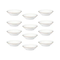 Maxwell & Williams ensemble de 12 bols à sauce « White Gold » - 9,5 cm