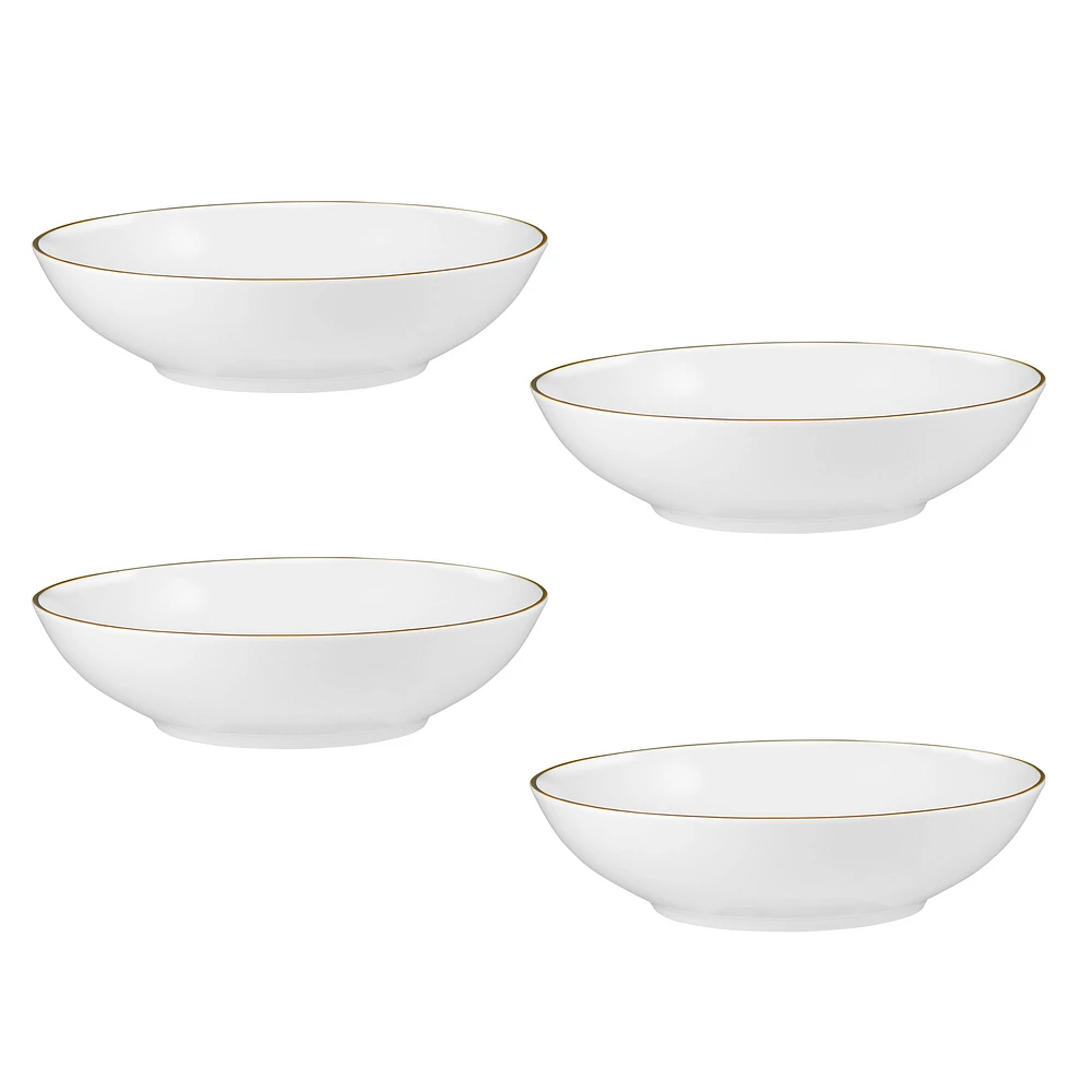 Maxwell & Williams ensemble de 4 bols coupe « White Gold » - 18,5 cm