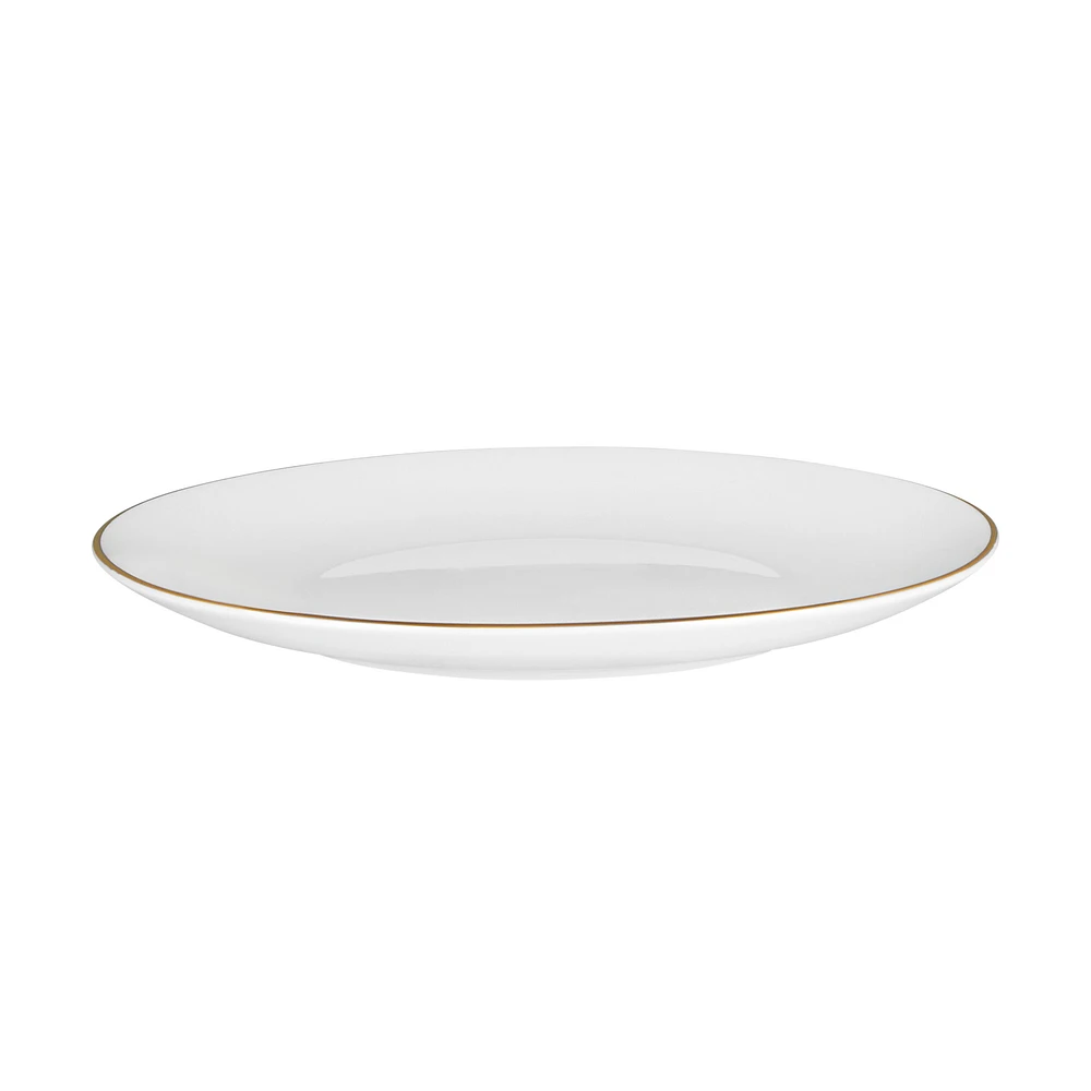 Maxwell & Williams Set of 4 White Gold Side Plates - 19cm