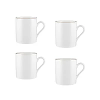 Maxwell & Williams ensemble de 4 tasses « White Gold » - 300 ml
