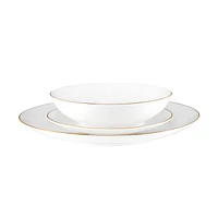 Maxwell & Williams White Gold 12-Piece Coupe Dinner Set