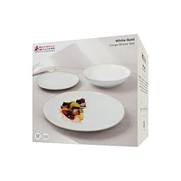 Maxwell & Williams White Gold 12-Piece Coupe Dinner Set