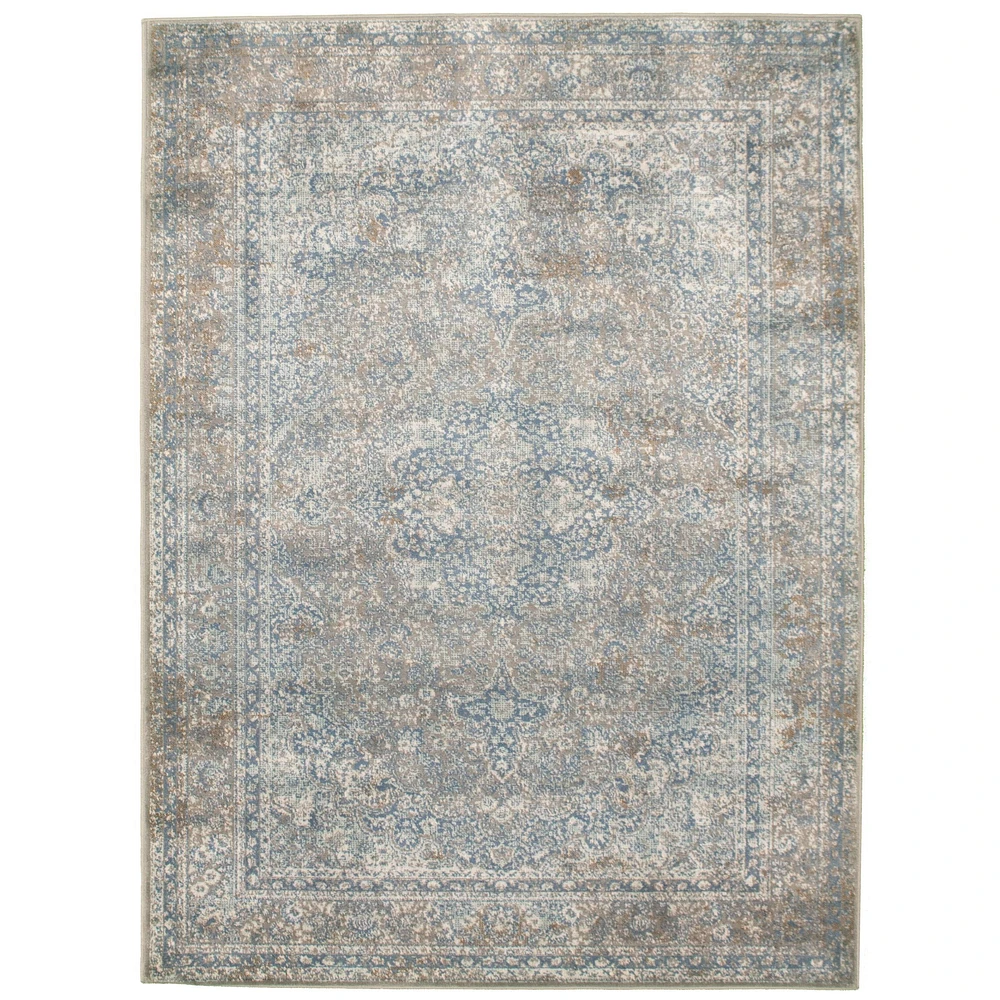 Tapis Oaklee bleu 5'3" x 7'3