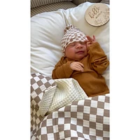 Checkered Organic Baby Bed Set by Beba