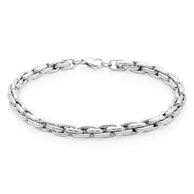 STEELX Stainless Steel Anchor Link Bracelet 8.5