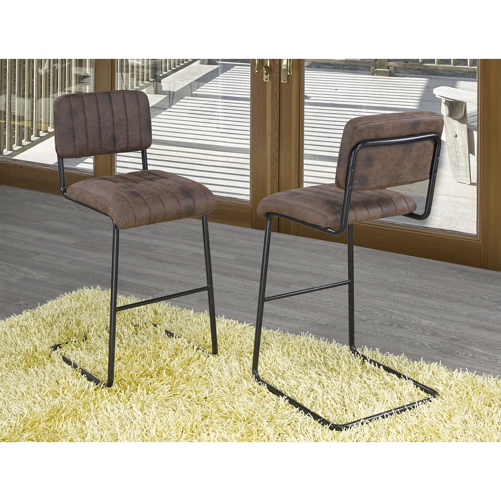 Set of 2 Damien Bar Stools 40