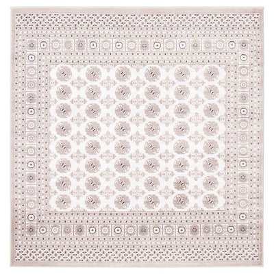 Tekke Square Ivory Rug - 6'7" x 6'7"