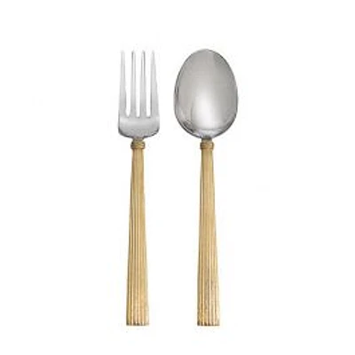 Michael Aram Wheat Gold Serving Set