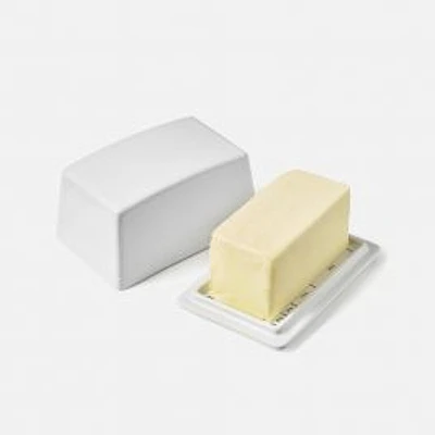 Ricardo 1 lb Ceramic Butter Dish with Measures