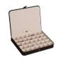 Mele and Co Cameron Plush Fabric Fashion Jewellery Box