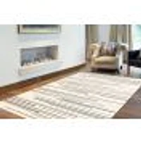 Linear Cream-Grey Rug